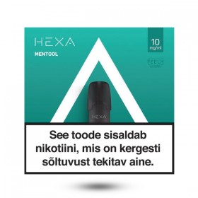 Kapsel E-vedelik HEXA 2x 2ml Mentool
