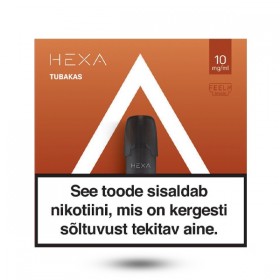 Kapsel E-vedelik HEXA 2x 2ml Tubakas